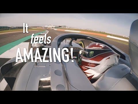 Lewis Hamilton's First Lap in 2019 Mercedes F1 Car!
