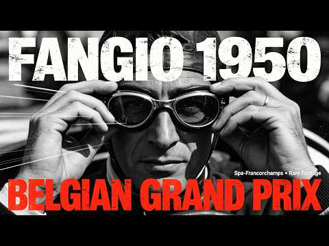 Juan Manuel Fangio at the 1950 Belgian Grand Prix – Epic Spa-Francorchamps Action (Rare Footage)