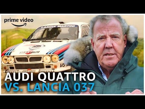 Clarkson's favoriete Rally Battle: Audi Quattro VS. Lancia 037 | The Grand Tour | Prime Video NL