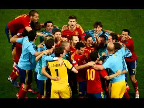 4 0 SPAIN WIN EURO 2012 Celebrate FINAL 01 07 2012 CAMPIONES ESPANA