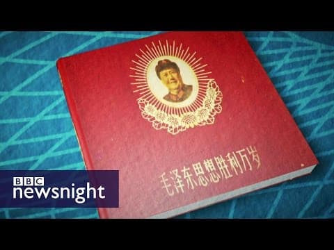 Mao's Little Red Book, thrown across the Commons