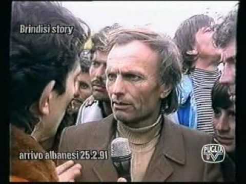 Brindisi Story - arrivo albanesi 25-2-1991