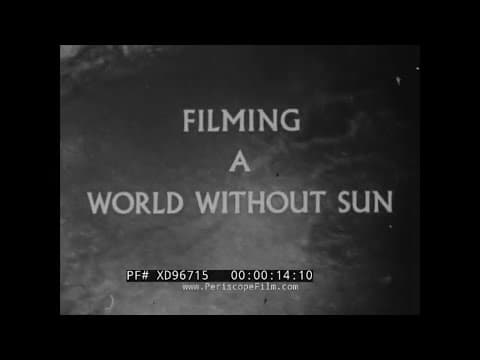 Filming A World Without Sun (1964) Promo for Jacques Cousteau's Documentary