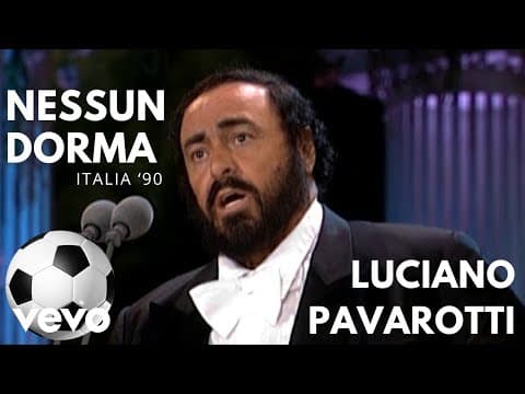 Luciano Pavarotti - Nessun Dorma! (Official Live Performance Video)