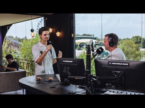 Andromedik at the One World Radio studio | Tomorrowland Belgium 2024