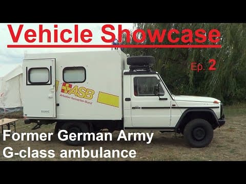 Ex-German Army G-Class ambulance walkaround
