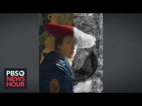 Art exhibition reveals Vermeer's secrets using technology to look under paintings