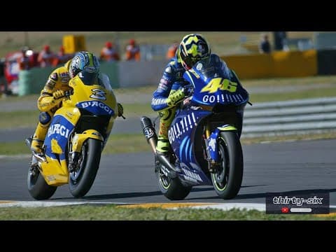 MOTOGP WELKOM 2004 : Valentino Rossi meraih kemenangan pertama dengan yamaha M1