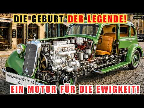 Im Inneren des Mercedes 260 D – Zeitgleich mit dem Hanomag Rekord auf der IAMA 1936