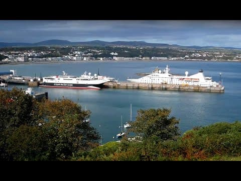 Isle of Man, Douglas Marina, Douglas Harbour and Marine Drive