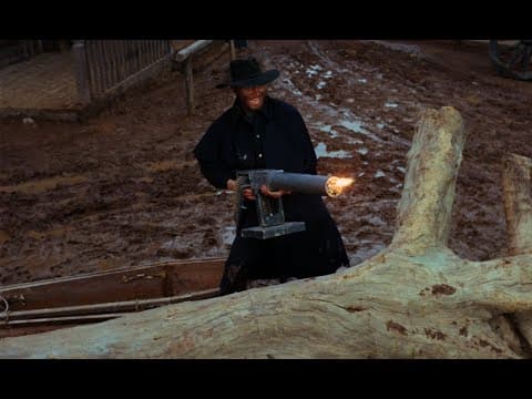 Django (1966): Sergio Corbucci's 1966 Django β Franco Nero drags a coffin through a mud-soaked frontier town.