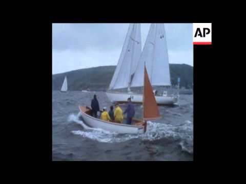 SYND 17-6-72 START OF THE SINGLE HAND TRANSATLANTIC YACHT RACE