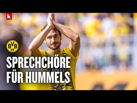 Hummels honoured by 80,000 in Dortmund