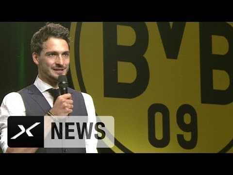 Hummels' farewell speech before leaving for Bayern in 2016