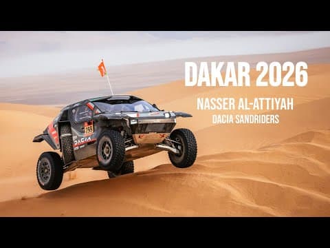 Nasser Al-Attiyah at the Dakar Rally 2026 — Dacia Sandriders
