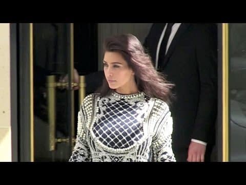 Kim Kardashian Meets Riccardo Tisci at Givenchy in Paris