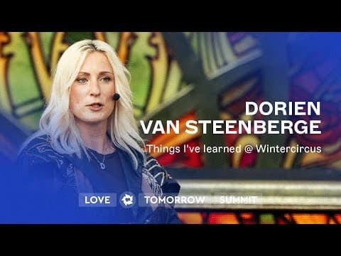 Dorien Van Steenberge: Things I've learned at Wintercircus