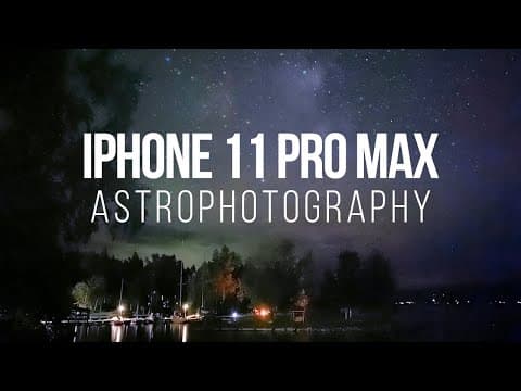 iPhone 11 Astrophotography — Night Mode In Pitch-Black Darkness