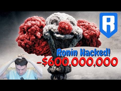Ronin Bridge Hacked For $600,000,000 | Axie Infinity