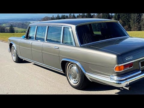 W100 Mercedes-Benz 600 Pullman limousine 4 doors, 1972