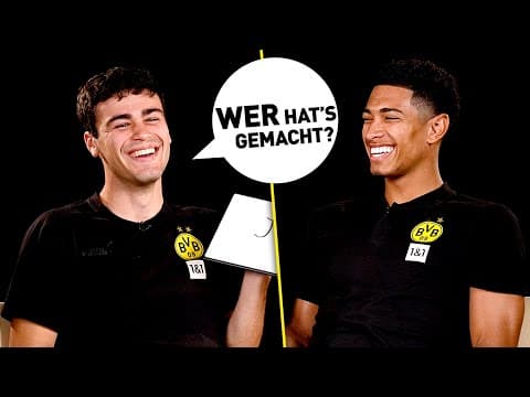 Reyna and Bellingham quiz each other at BVB