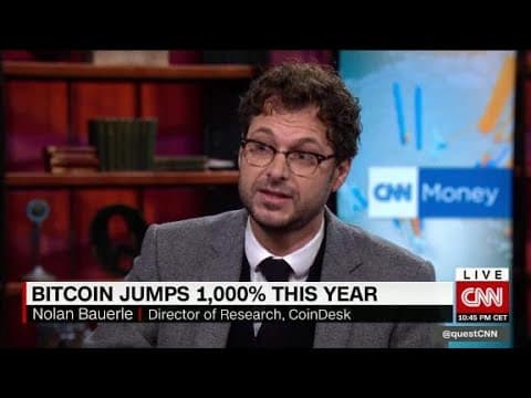 Bitcoin jumps 1000% this year