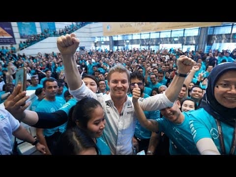 An F1 Champion’s Welcome for Nico Rosberg in Kuala Lumpur!