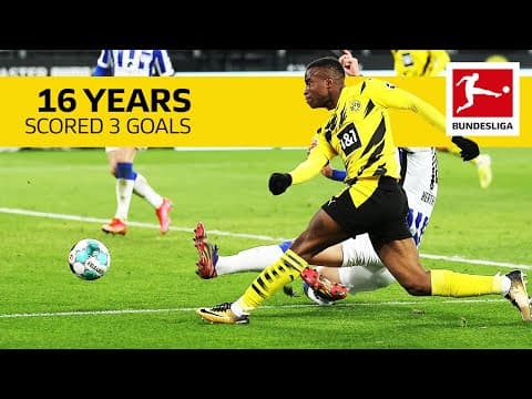 All of Moukoko's early BVB goals
