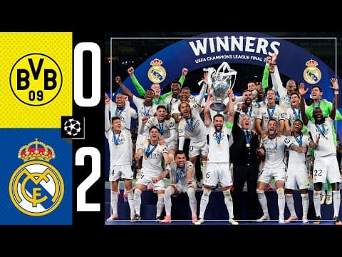 Champions League final 2024 vs Real Madrid (Wembley)