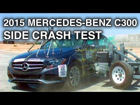 2015 Mercedes-Benz C-Class Crash Test (Side)