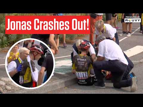Jonas Vingegaard Crashes In Stage 15, Abandons Tour de France 2026