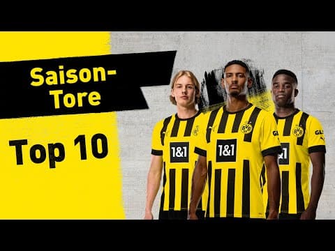 Top 10 BVB Bundesliga goals 2022/23
