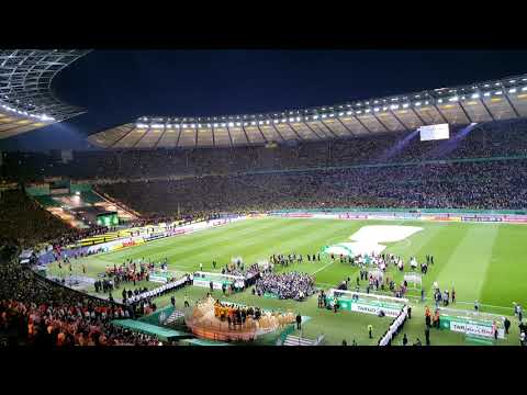 Trophy presentation, DFB-Pokal final 2017