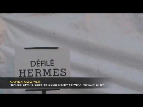 Hermes Spring Summer Show 2008 Jean-Paul Gaultier interview
