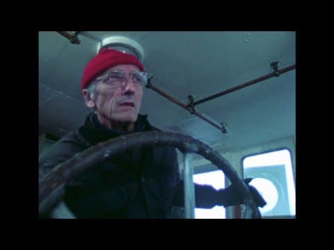 Commandant Cousteau / Michel Rocard pour la préservation de l'Antarctique