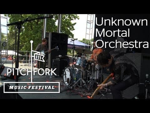 Unknown Mortal Orchestra performs "Ffunny Friends" at Pitchfork Music Festival 2012