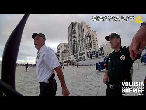 The sheriff briefs the press on Daytona