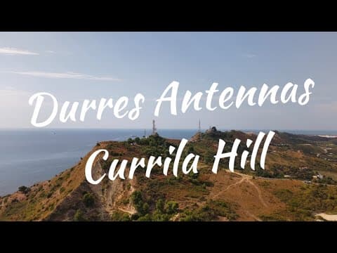 Currila Hill, Durrës | DJI Air 3S Drone Flight Over Albania's Hidden Coastal Gem | 4K