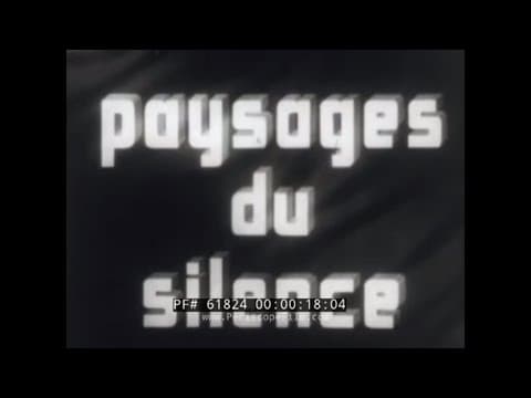 Early Jacques Cousteau Film: Silent Landscapes (1947) Aqua-Lung Documentary