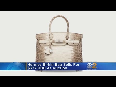Hermes Birkin Bag Sells For $377,000 At Auction