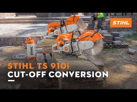Professional TS 910i cut-off machine conversion | STIHL