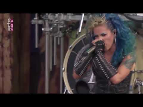 arch enemy live at hellfest open air festival 2018