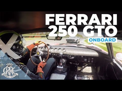 10 minutes of raw Ferrari 250 GTO onboard at Goodwood