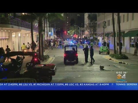 Miami Beach sets an eight o'clock curfew