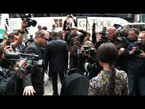 Kim Kardashian, Kanye West in Paris Ahead of Wedding