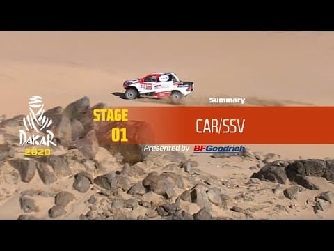 Dakar 2020 - Stage 1 (Jeddah / Al Wajh) - Car/SSV Summary