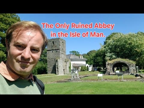 Exploring The Ruins Of Rushen Abbey.