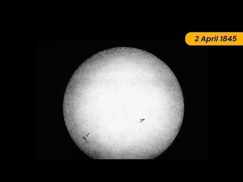 FIRST EVER Photo of the Sun Revealed 180 Years Ago Today!