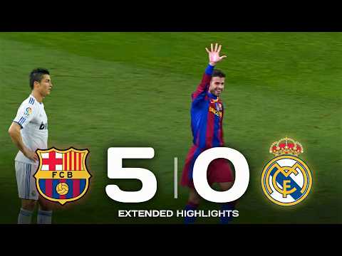 Real Madrid's Worst Nightmare (Barcelona 5-0 Highlights)