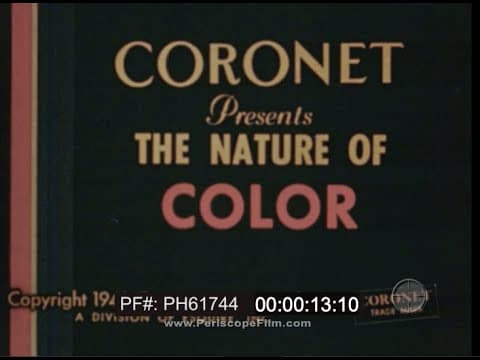 The Nature of Color - 1946 Educational Film in Kodachrome